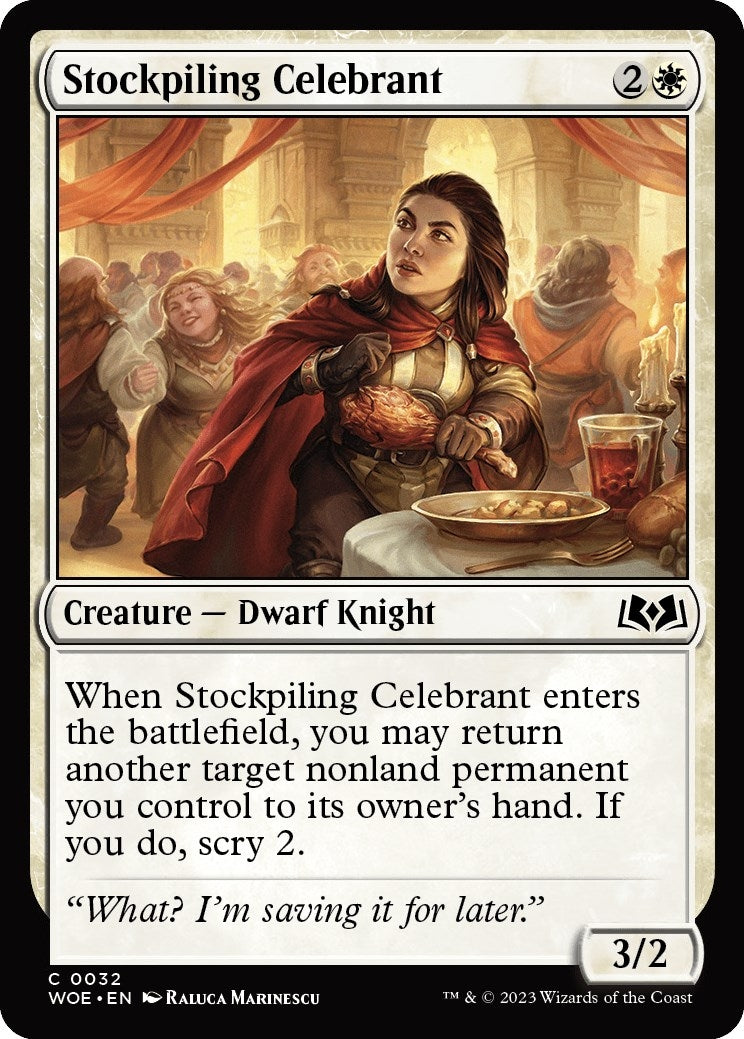 Image for Stockpiling Celebrant (32) (WOE) - Magic: The Gathering
