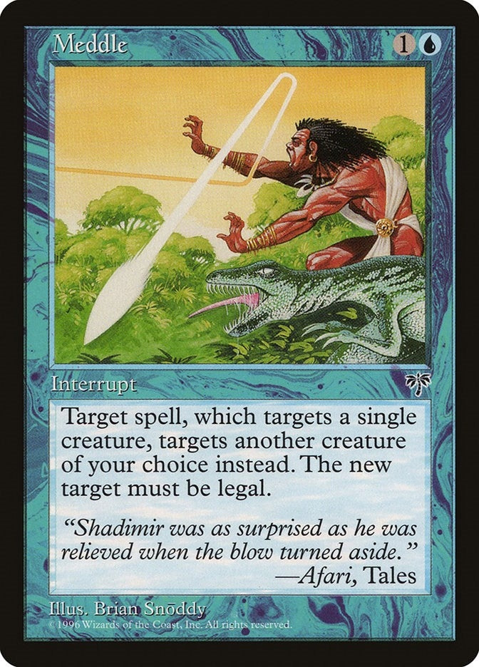 Image for Meddle (MIR) - Magic: The Gathering
