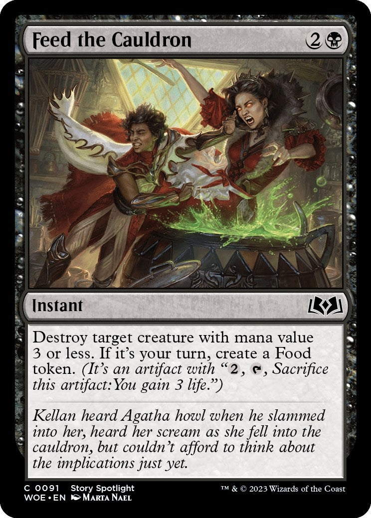 Image for Feed the Cauldron (91) (WOE) - Magic: The Gathering