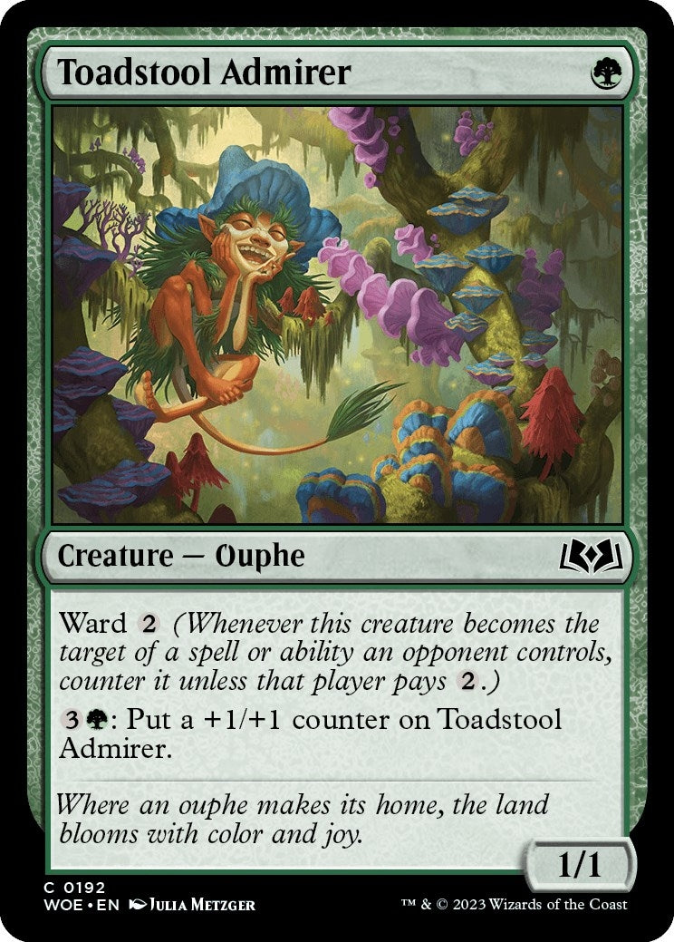 Image for Toadstool Admirer (192) (WOE) - Magic: The Gathering