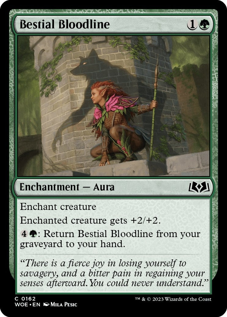 Image for Bestial Bloodline (162) (WOE) - Magic: The Gathering