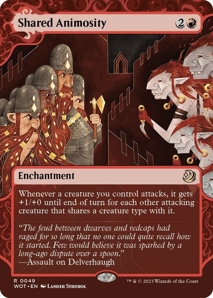 Image for Shared Animosity (49) (WOT) - Magic: The Gathering