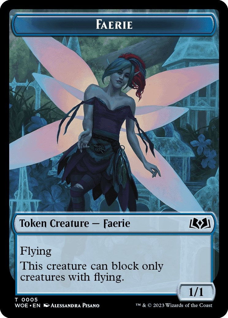 Image for Faerie Token (5) (WOE) - Magic: The Gathering