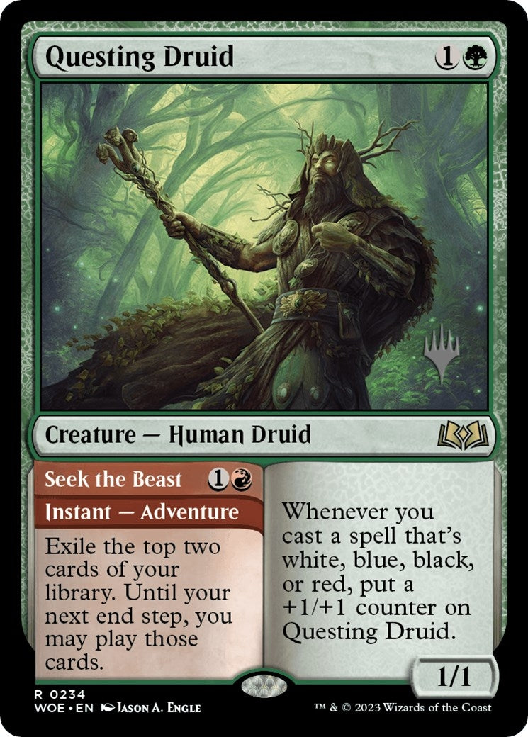 Image for Questing Druid (234) (PPWOE) - Magic: The Gathering