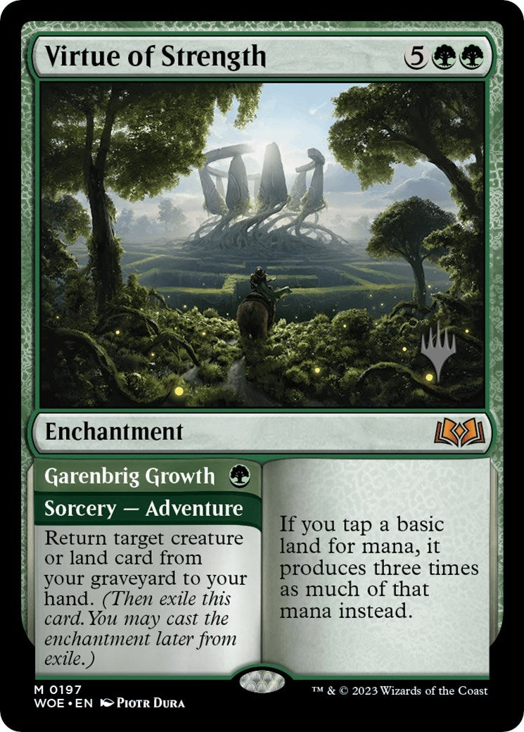Image for Virtue of Strength (197) (PPWOE) - Magic: The Gathering