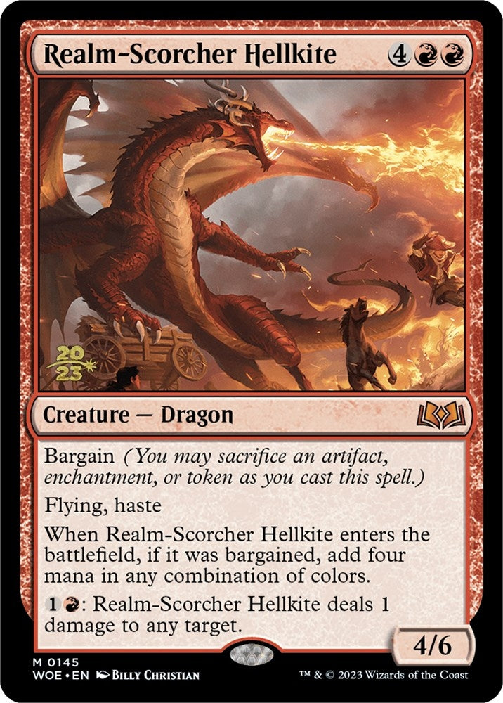 Image for Realm-Scorcher Hellkite (145) (PRE) - Magic: The Gathering