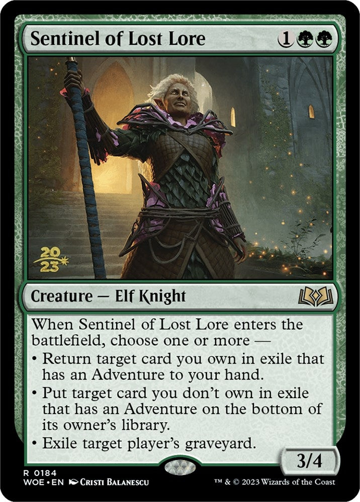 Image for Sentinel of Lost Lore (184) (PRE) - Magic: The Gathering