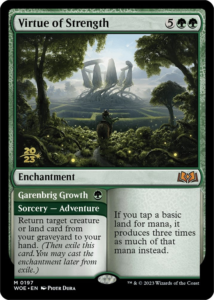 Image for Virtue of Strength (197) (PRE) - Magic: The Gathering
