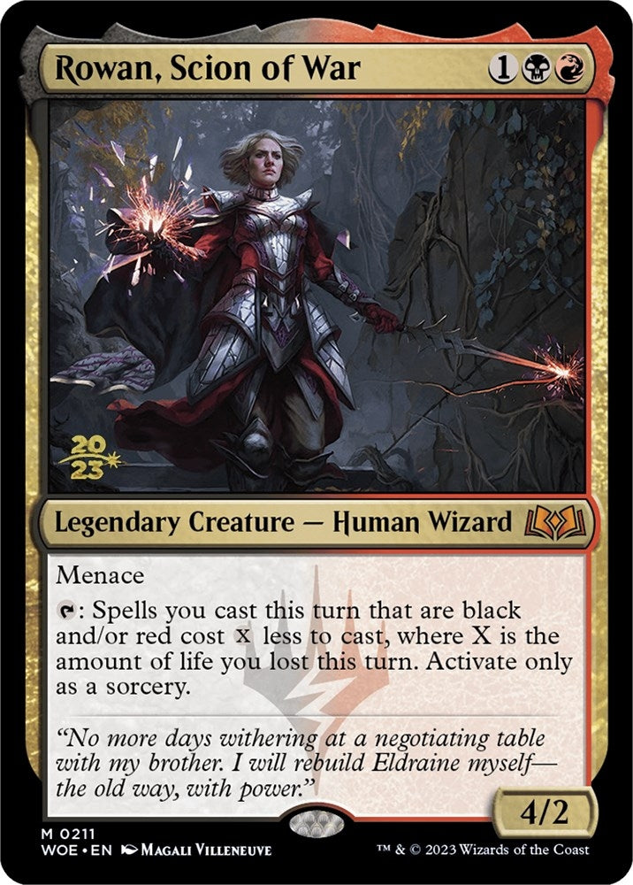 Image for Rowan, Scion of War (211) (PRE) - Magic: The Gathering