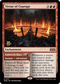 Image for Virtue of Courage (157) (PRE) - Magic: The Gathering