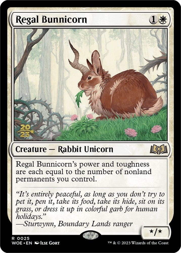 Image for Regal Bunnicorn (25) (PRE) - Magic: The Gathering