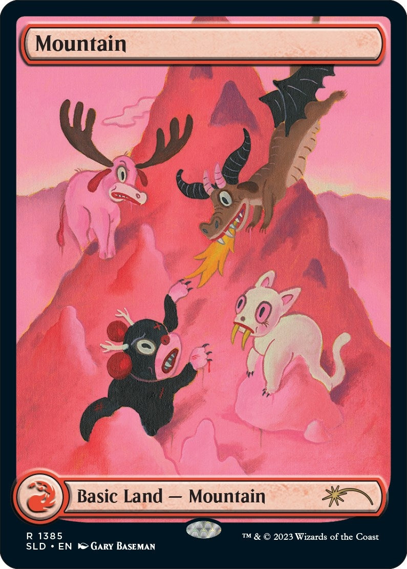 Image for Mountain (1385) (1385) (SLD) - Magic: The Gathering