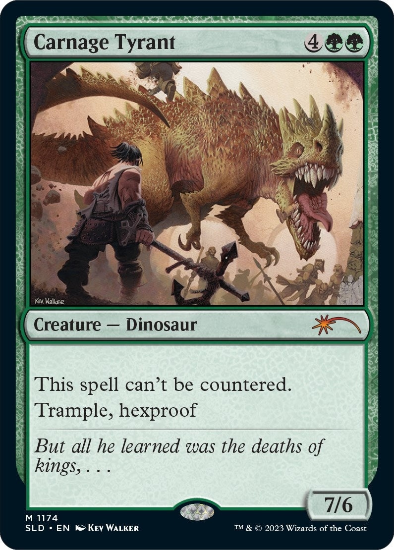 Image for Carnage Tyrant (1174) (SLD) - Magic: The Gathering