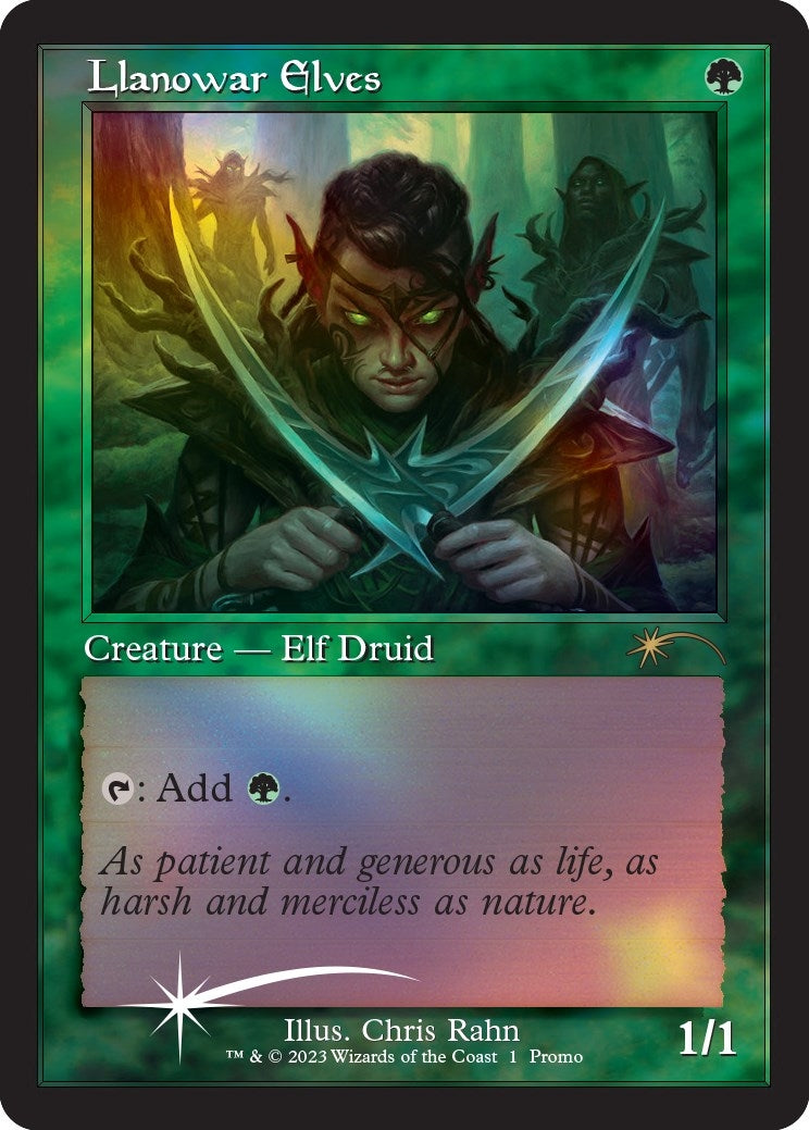 Image for Llanowar Elves (Retro Frame) (1) (MEDIA) - Magic: The Gathering