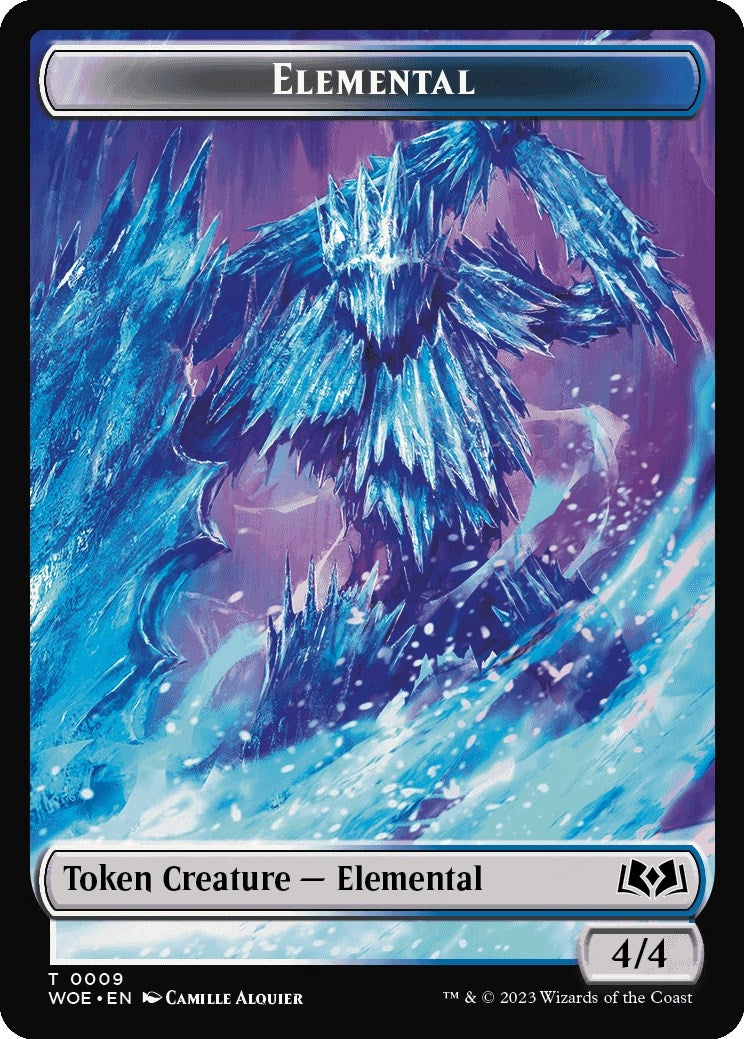 Image for Elemental Token (9) (WOE) - Magic: The Gathering
