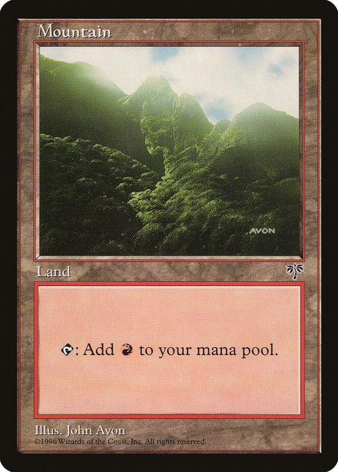 Image for Mountain (Green) (MIR) - Magic: The Gathering