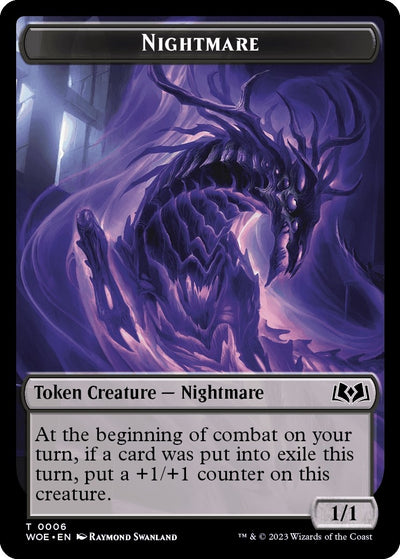 Nightmare // Food (0013) Double-Sided Token (6 // 13) (WOE)