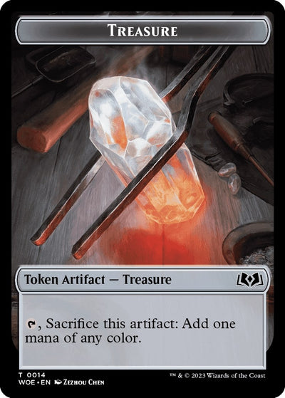 Treasure // Food (0012) Double-Sided Token (14 // 12) (WOE)