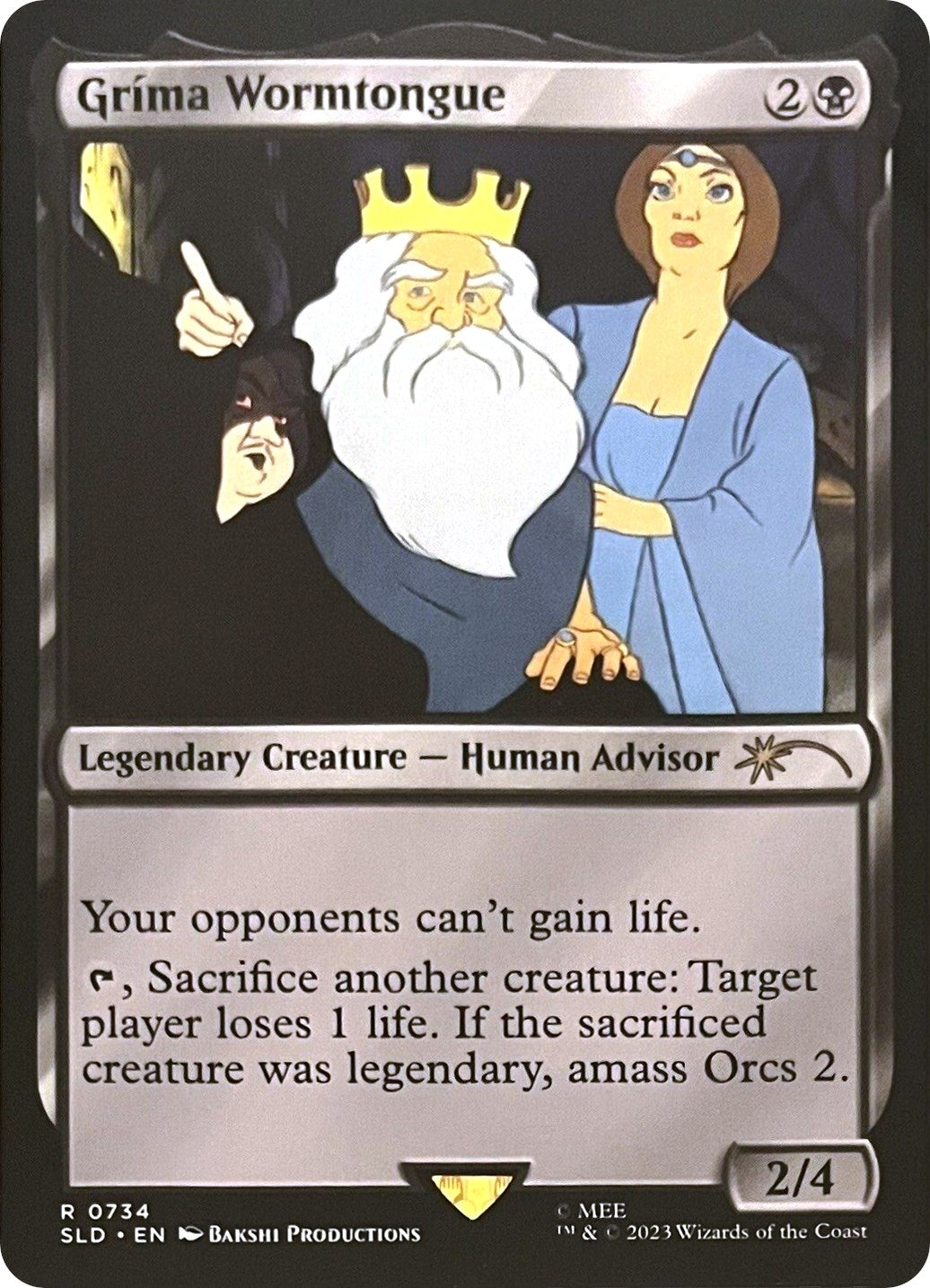 Image for Grima Wormtongue (734) (SLD) - Magic: The Gathering