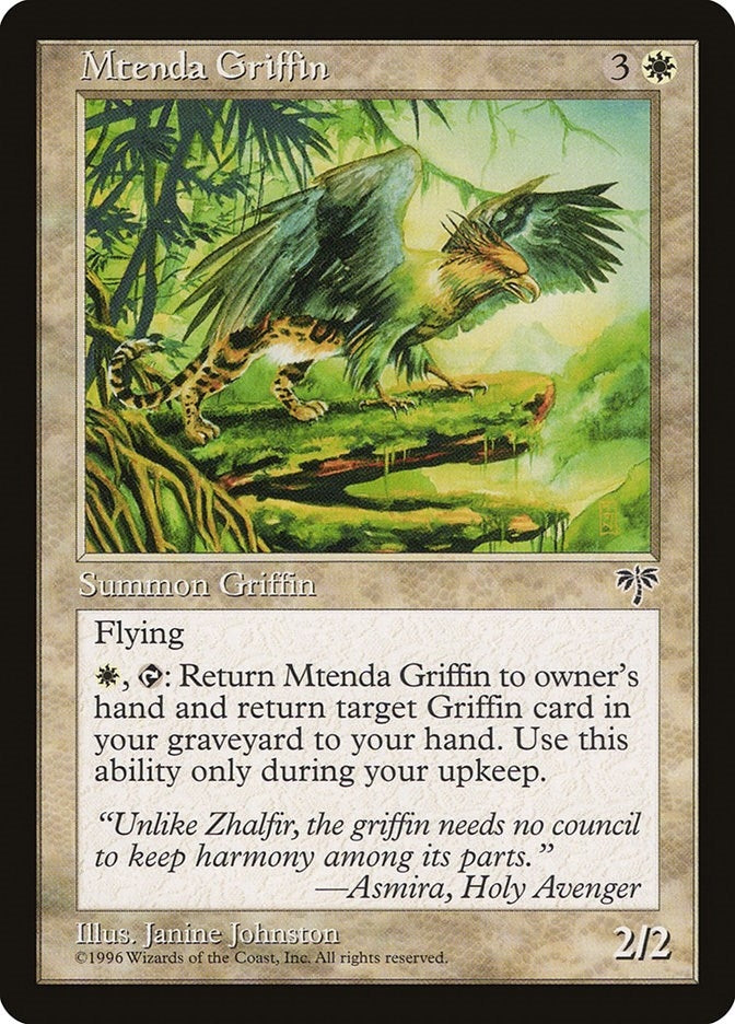 Image for Mtenda Griffin (MIR) - Magic: The Gathering
