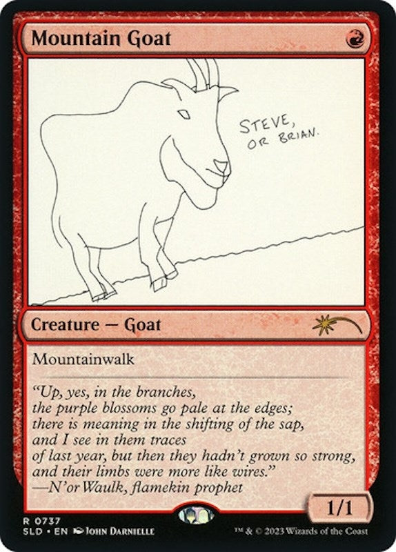 Image for Mountain Goat (737) (SLD) - Magic: The Gathering