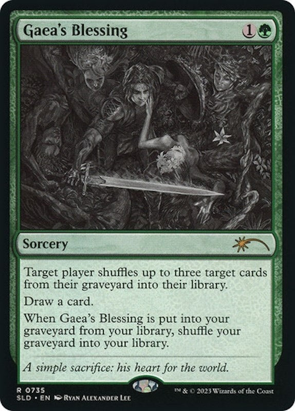 Image for Gaea's Blessing (Sketch Showcase) (735) (SLD) - Magic: The Gathering