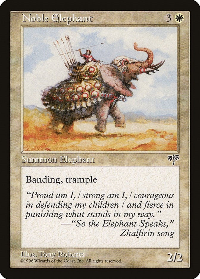 Image for Noble Elephant (MIR) - Magic: The Gathering