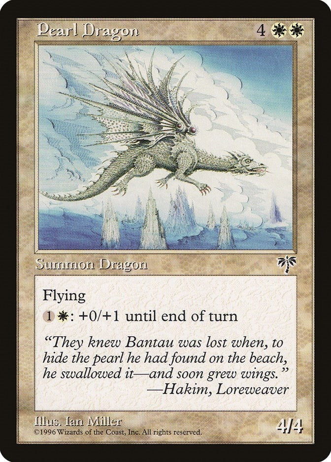 Image for Pearl Dragon (MIR) - Magic: The Gathering
