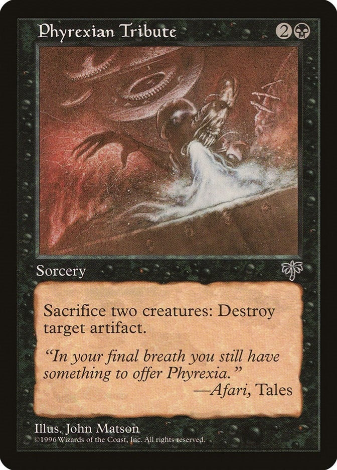 Image for Phyrexian Tribute (MIR) - Magic: The Gathering