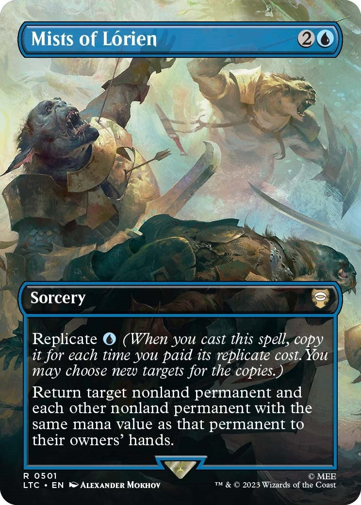 Image for Mists of Lorien (Borderless) (501) (LTC) - Magic: The Gathering