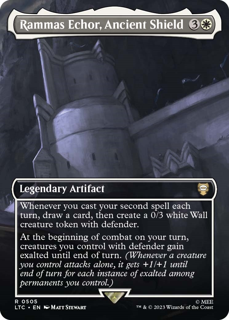Image for Rammas Echor, Ancient Shield (Borderless) (505) (LTC) - Magic: The Gathering