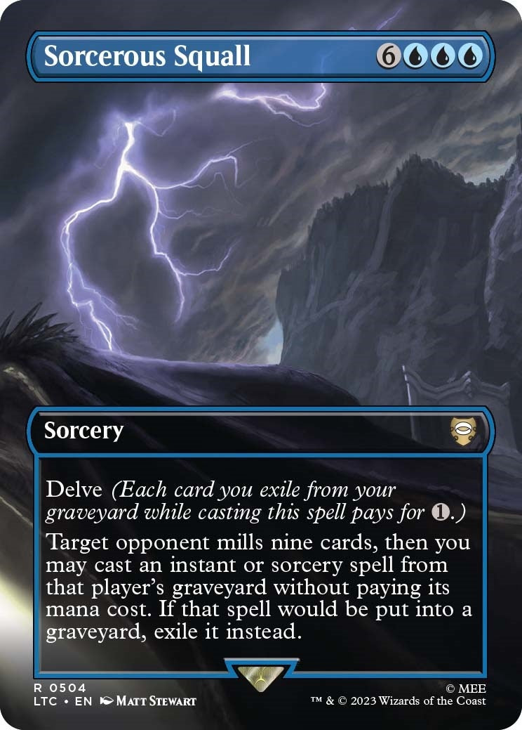 Image for Sorcerous Squall (Borderless) (504) (LTC) - Magic: The Gathering