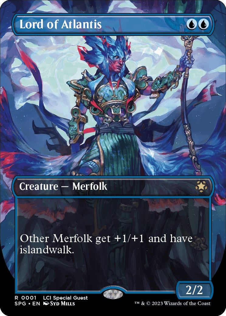 Image for Lord of Atlantis (Borderless) (1) (SPG) - Magic: The Gathering