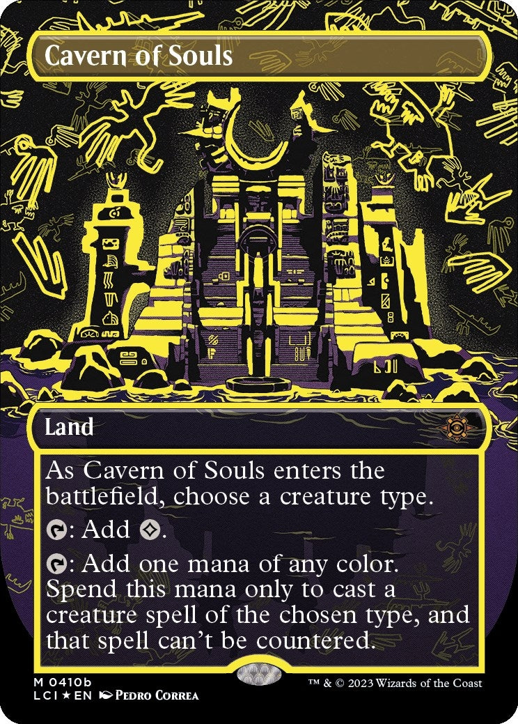 Image for Cavern of Souls (Neon Yellow) (410b) (WPN) - Magic: The Gathering