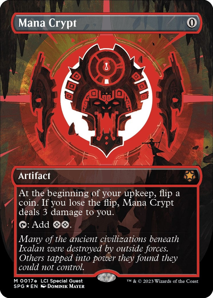Image for Mana Crypt (0017e) (Borderless) (17e) (SPG) - Magic: The Gathering