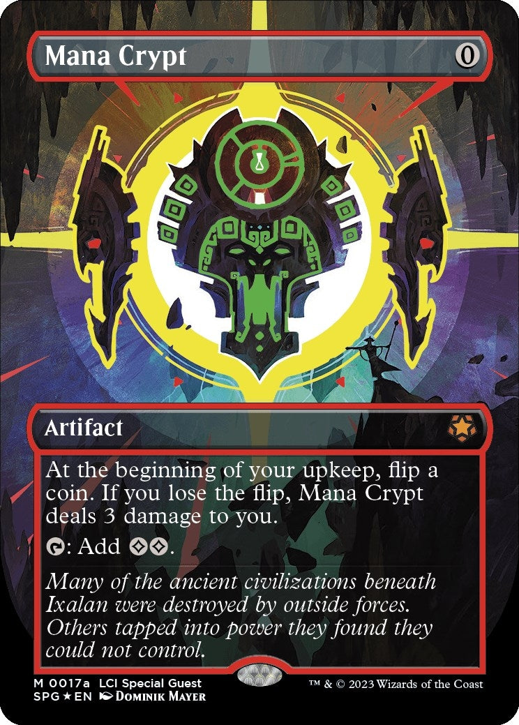 Image for Mana Crypt (0017a) (Borderless) (17a) (SPG) - Magic: The Gathering