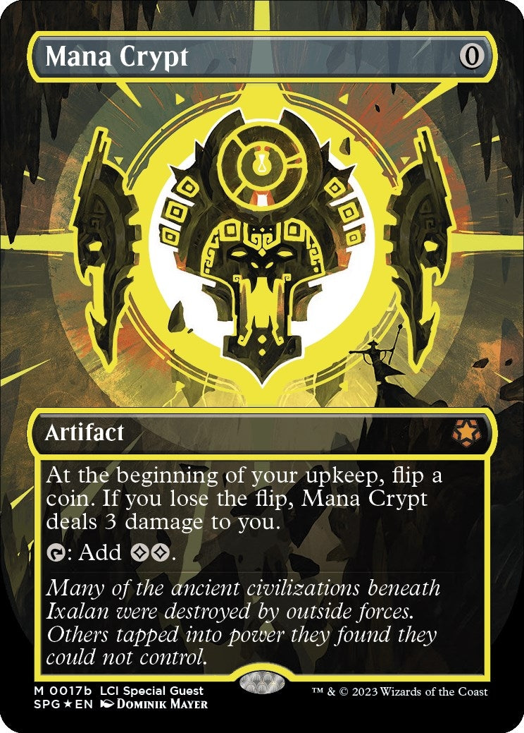 Image for Mana Crypt (0017b) (Borderless) (17b) (SPG) - Magic: The Gathering