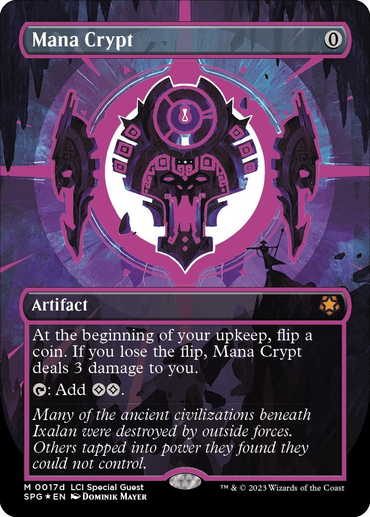 Image for Mana Crypt (0017d) (Borderless) (17d) (SPG) - Magic: The Gathering