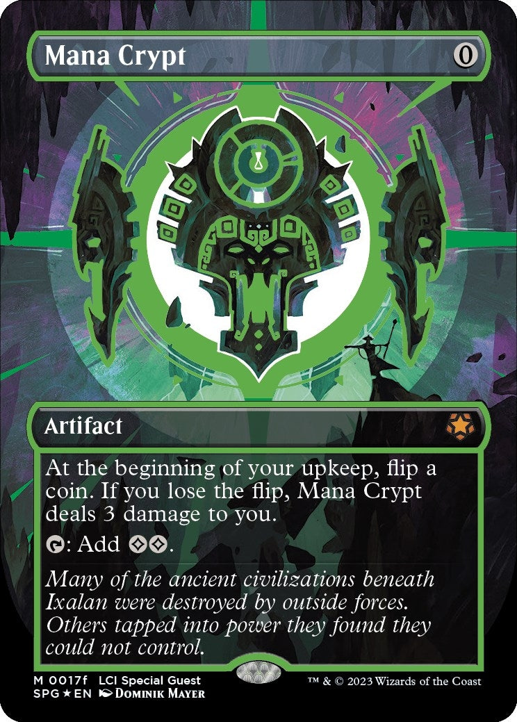 Image for Mana Crypt (0017f) (Borderless) (17f) (SPG) - Magic: The Gathering