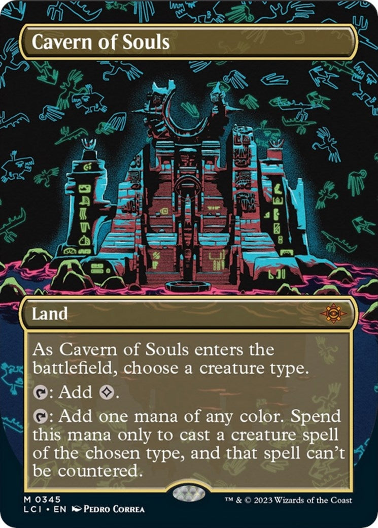 Image for Cavern of Souls (0345) (Borderless) (345) (LCI) - Magic: The Gathering