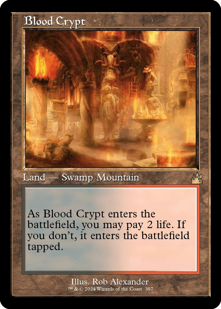Image for Blood Crypt (Retro Frame) (397) (RVR) - Magic: The Gathering