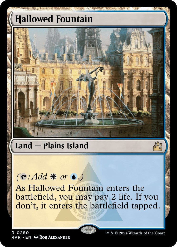 Image for Hallowed Fountain (280) (RVR) - Magic: The Gathering