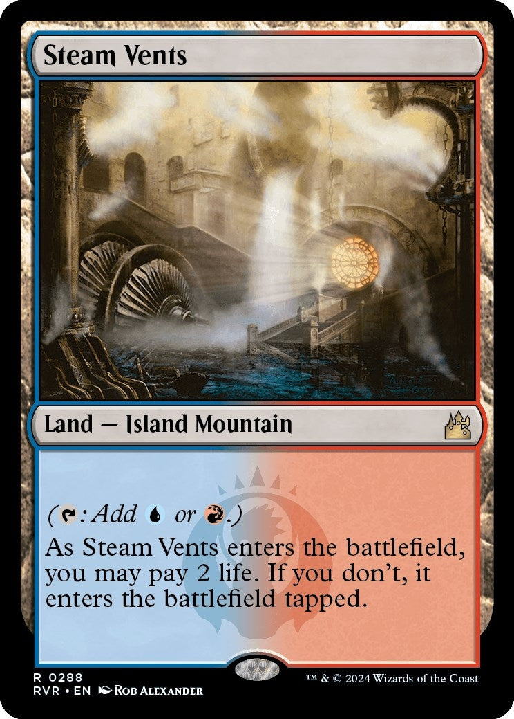 Image for Steam Vents (288) (RVR) - Magic: The Gathering