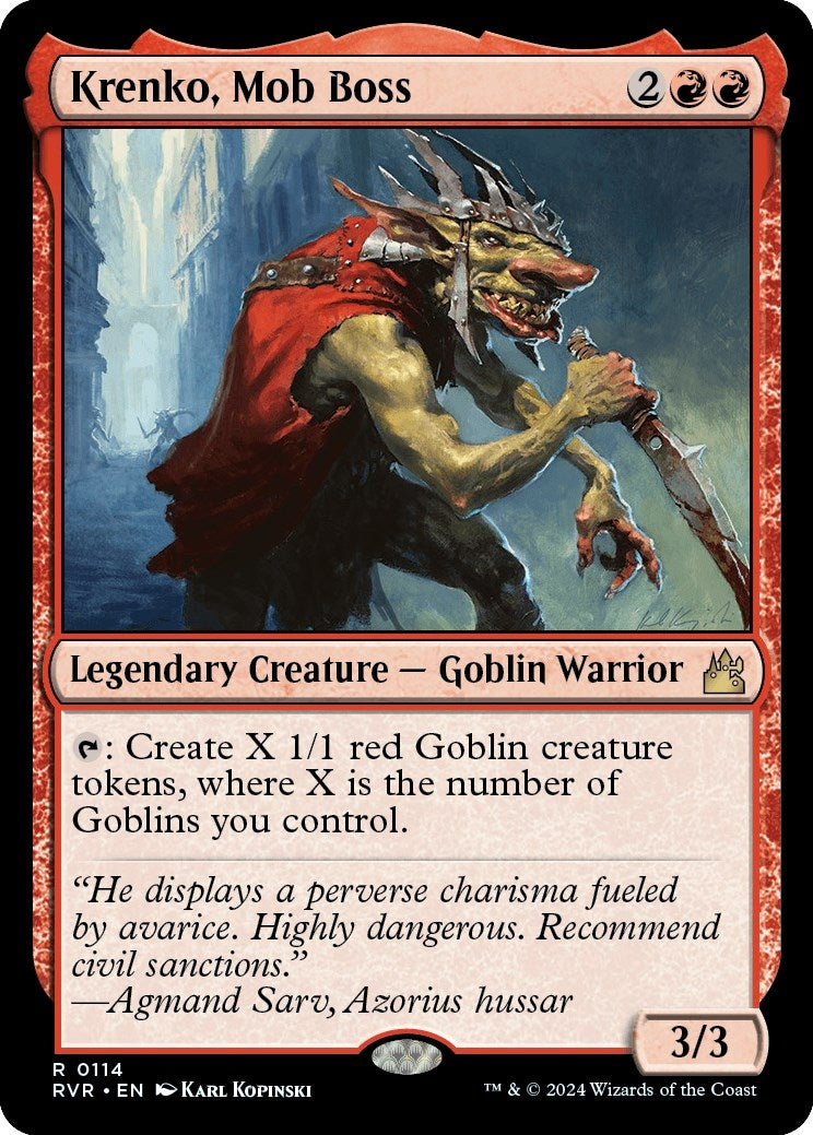 Image for Krenko, Mob Boss (114) (RVR) - Magic: The Gathering