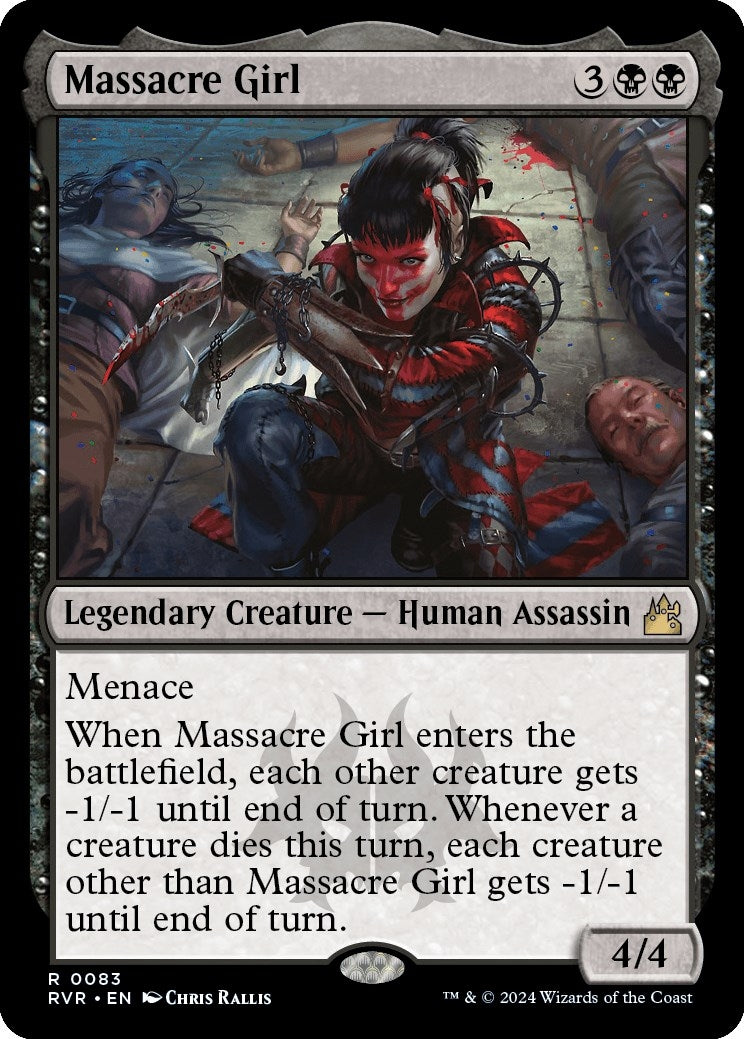 Image for Massacre Girl (83) (RVR) - Magic: The Gathering
