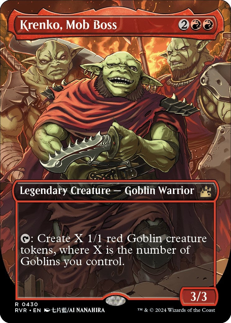 Image for Krenko, Mob Boss (Anime Borderless) (430) (RVR) - Magic: The Gathering