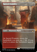 Image for Sacred Foundry (Borderless) (297) (RVR) - Magic: The Gathering
