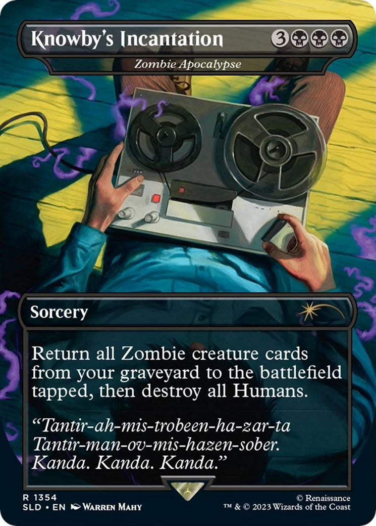 Image for Knowby's Incantation - Zombie Apocalypse (1354) (SLD) - Magic: The Gathering