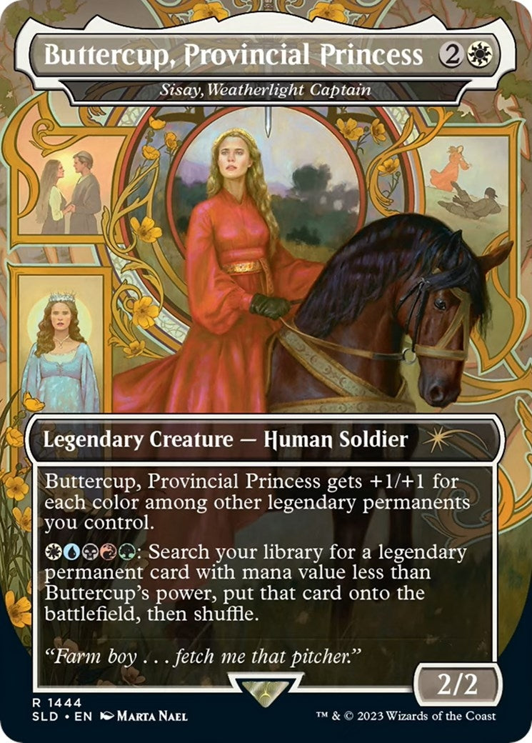 Image for Buttercup, Provincial Princess - Sisay, Weatherlight Captain (1444) (SLD) - Magic: The Gathering