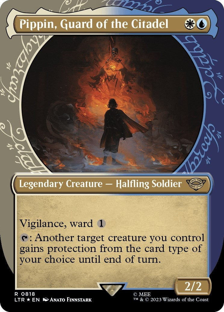 Image for Pippin, Guard of the Citadel (Showcase) (Surge Foil) (818) (LTR) - Magic: The Gathering